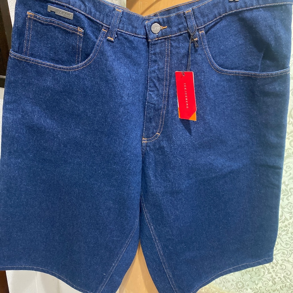 Iceberg Iconic Vintage Denim Shorts Sz 38